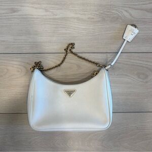 Prada White Saffiano Leather 2005 Re-Edition